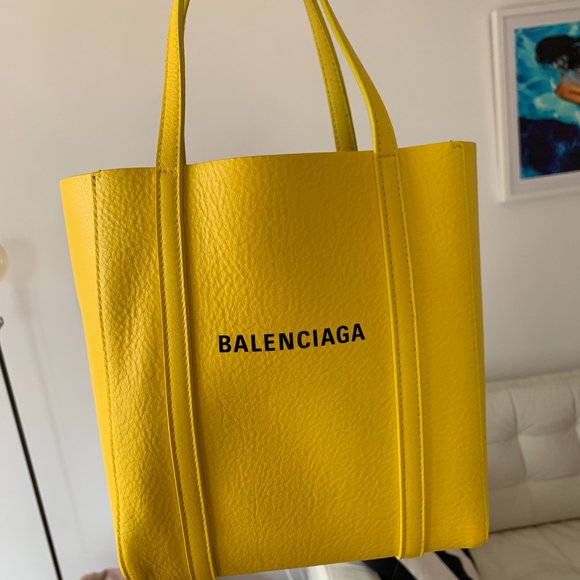 Yellow Balenciaga Everyday xxs Tote - Picture 4 of 8